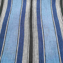 Load image into Gallery viewer, 100% Linen, Ocean Stripe - 1/4 metre
