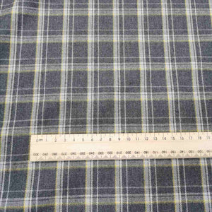 Canterbury Wool Check, Charcoal - 1/4 metre