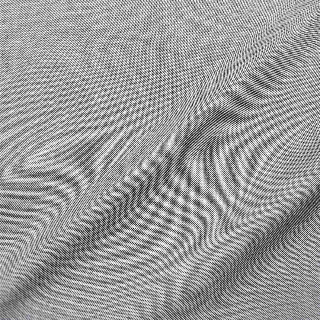 Taylor Wool Cotton Shirting, Black - 1/4 metre