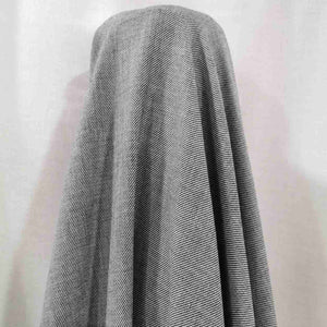 Taylor Wool Cotton Shirting, Black - 1/4 metre