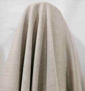 Taylor Wool Cotton Shirting, Fawn - 1/4 metre