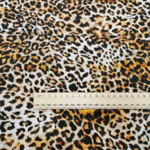 100% Linen, Cheetah - 1/4metre