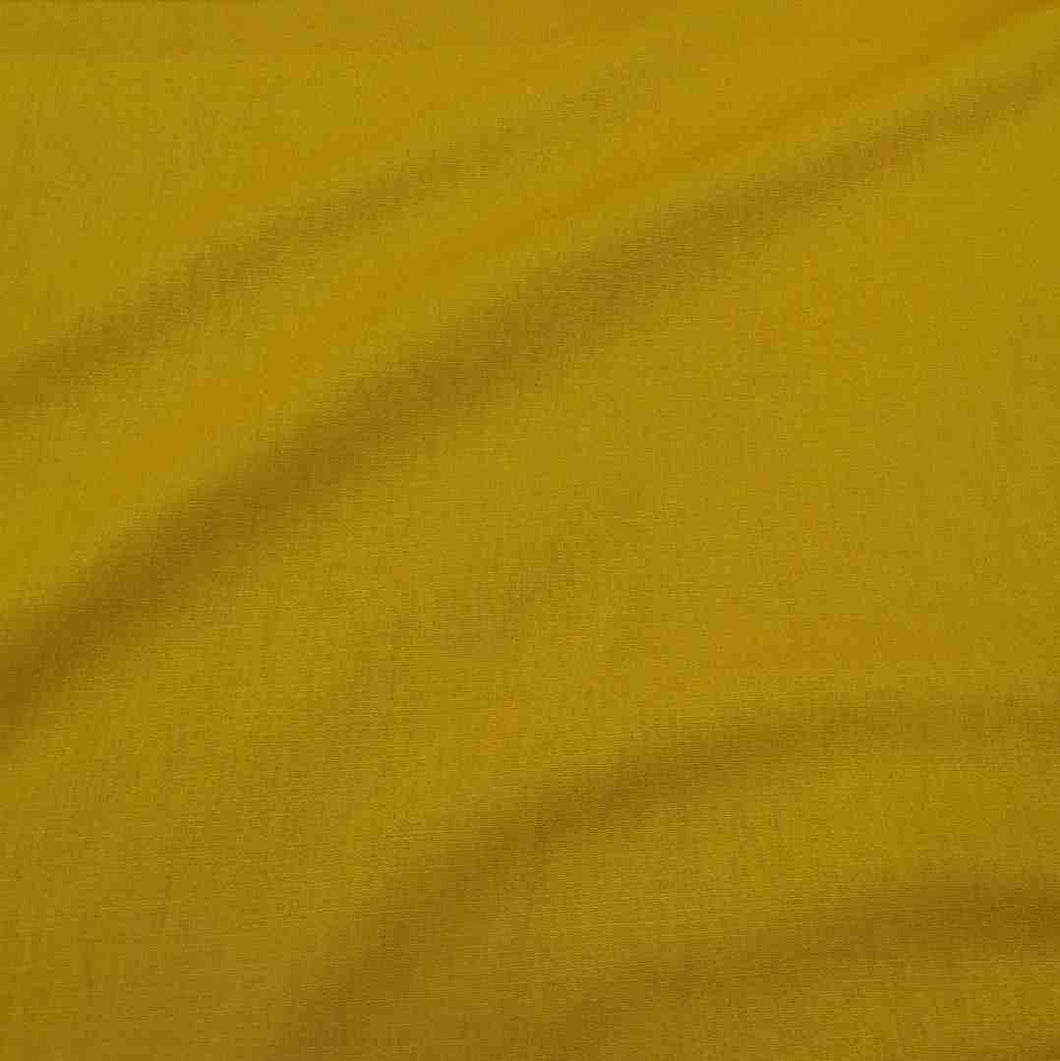 Linen Cotton Blend, Ochre - 1/4 metre