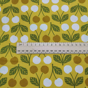 100% Cotton, Cotton and Steel, Under The Apple Tree, Cherry - 1/4 metre