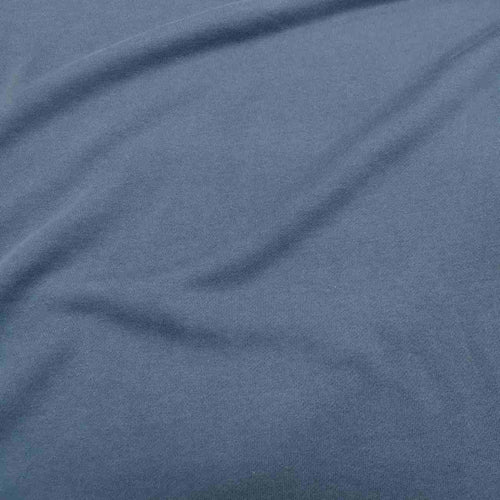 100% BCI Cotton French Terry, Denim - 1/4 metre