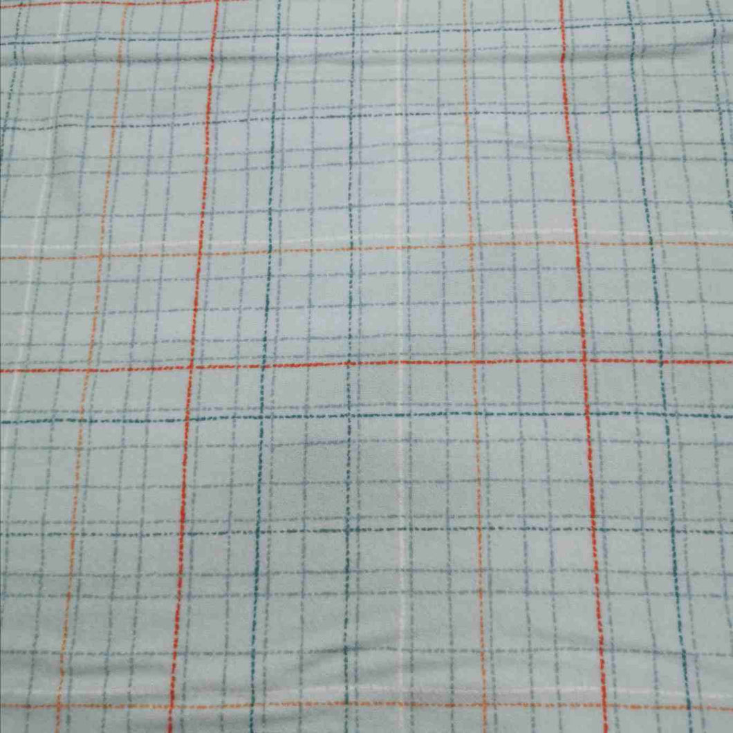 100% Brushed Cotton Flannelette, Lined See - 1/4 metre