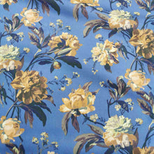 Load image into Gallery viewer, 100% Cotton Tana Lawn, Decadent Blooms, Blue - 1/4 metre