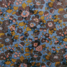 Load image into Gallery viewer, Liberty 100% Cotton Tana Lawn, Betsy Shadow on Blue - 1/4 metre