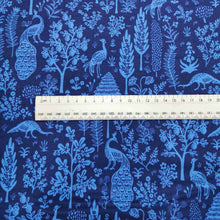 Load image into Gallery viewer, 100% Cotton , Rifle Paper Co, Camont  Peacocks - 1/4 metre