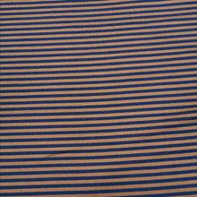 Load image into Gallery viewer,  Cotton Jersey, Navy and Brown Stripe - 1/4 metre