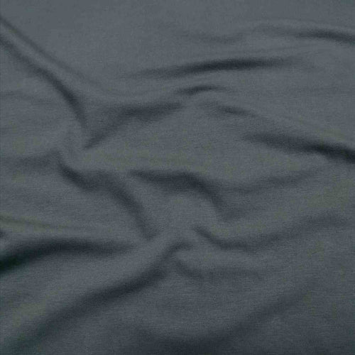 Cotton Jersey, Charcoal - 1/4 metre