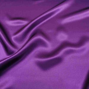 100% Silk Satin -  Violet - 1/4 metre