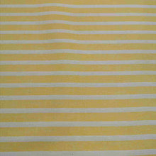 Load image into Gallery viewer, Heavy Cotton Twill, Aruba Stripe, Thin Yellow - 1/4 metre