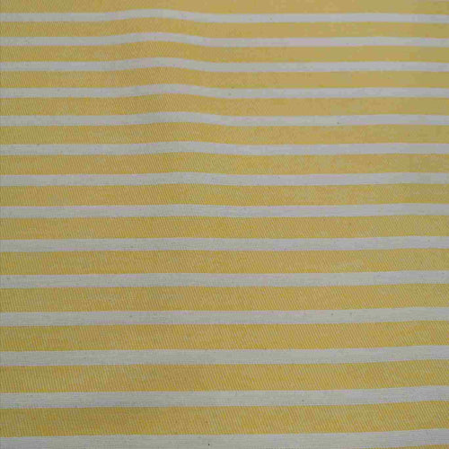 Heavy Cotton Twill, Aruba Stripe, Thin Yellow - 1/4 metre