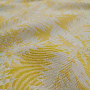 Heavy Cotton Twill, Aruba Palm, Yellow - 1/4 metre