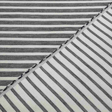 Load image into Gallery viewer, Heavy Cotton Twill, Aruba Stripe, Thin Navy - 1/4 metre