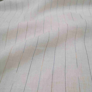 Luxor Linen, White - 1/4 metre