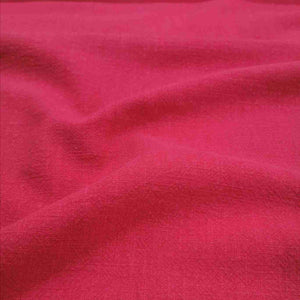 100% Linen, Pumice Wash, Red Tango - 1/4metre