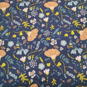 100% Cotton, Cotton and Steel, Canyon Poppy - 1/4 metre