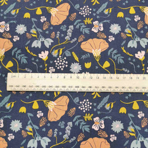 100% Cotton, Cotton and Steel, Canyon Poppy - 1/4 metre