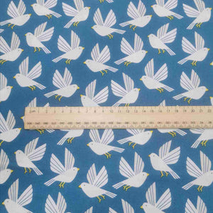 100% Cotton, Cotton and Steel, Free as a Bird - 1/4 metre