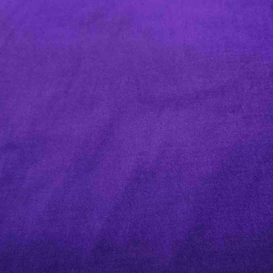 Cotton Velvet, Purple - 1/4 metre
