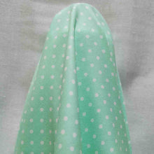 Load image into Gallery viewer, 100% Cotton Poplin, Small Polka Dot, Mint - 1/4 metre