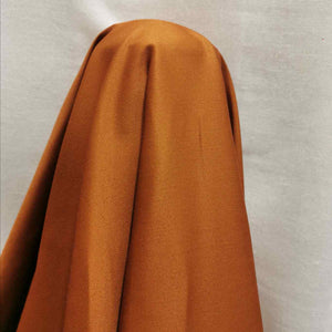 Kimba Cotton, Stretch Woven, Copper - 1/4 metre