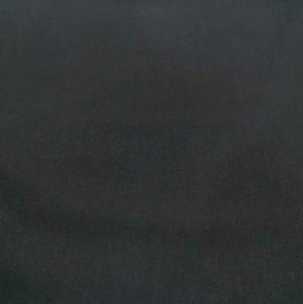 Washed 100% Cotton Poplin, Black - 1/4 metre