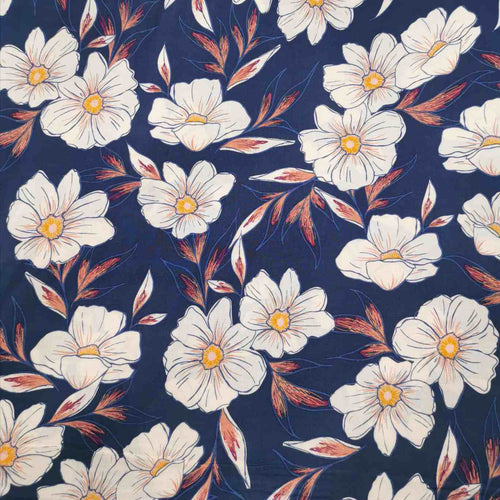 Art Gallery Rayon, Tinted Blooms Dusk - 1/4 metre