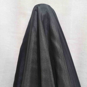 100% Silk Habutae - Black - 1/4 metre