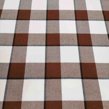 Load image into Gallery viewer, 100% Wool , Espresso Plaid - 1/4 metre