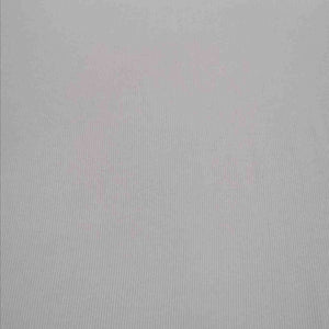 Ribbed Cotton Jersey, White - 1/4 metre