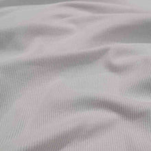 Load image into Gallery viewer, Ribbed Cotton Jersey, White - 1/4 metre