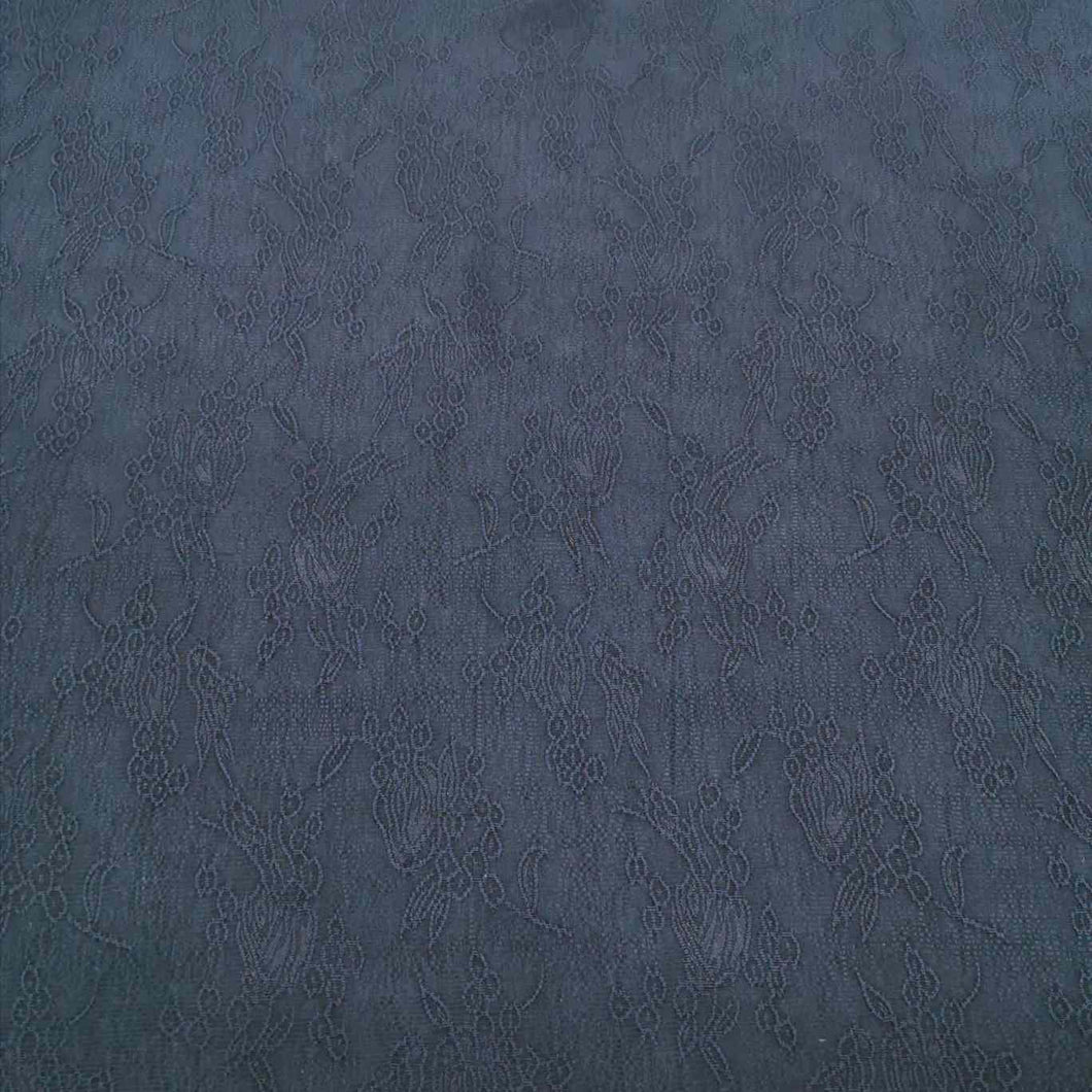 Rococo 100% Sand Washed Cupro , French Navy - 1/4 metre
