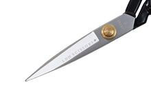 Load image into Gallery viewer, LDH traditional fabric shears with black handles and stainless steel blades,  for sale at Minerva's Bower