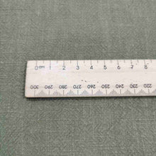 Load image into Gallery viewer, Flat lay of 100% Linen, Vintage Washer Finish, Olive, for sale at Minerva&#39;s Bower