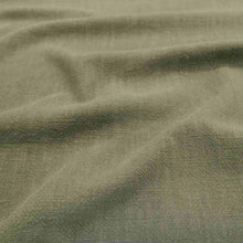 Load image into Gallery viewer, Flat drape of 100% Linen, Vintage Washer Finish, Olive, for sale at Minerva&#39;s Bower
