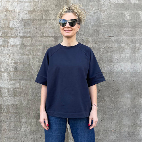 Tessuti Patterns Myka Top paper pattern available at MInerva's Bower