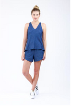 Load image into Gallery viewer, Megan Nielsen Reef Camisole &amp; Shorts Set