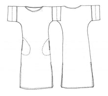 Load image into Gallery viewer, Sketch of Tessuti Patterns Coni Tunic