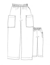 Load image into Gallery viewer, Sketch of Tessuti Patterns Robbie Pants paper pants for sale at Minerva&#39;s Bower