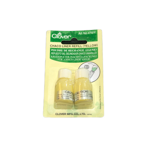 Clover chaco liner powdered chalk refill in yellow, for sale at Minerva's Bower