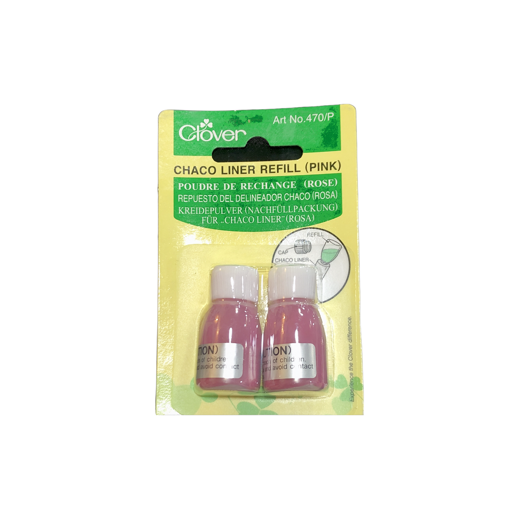 Chaco liner powdered chalk refill, pink, for sale at Minerva's Bower