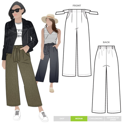 Style Arc Clare Pants - sizes 4 to 16 - Minerva's Bower