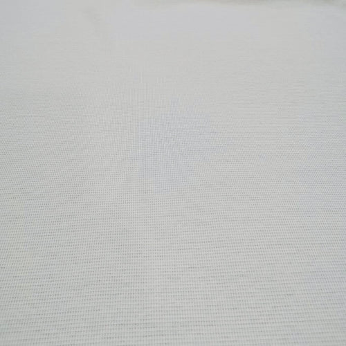 100% Cotton Pique Knit, White - $22 per metre ($5.50 - 1/4 metre)