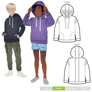 Style Arc Kids Fitzroy Hoodie - sizes 1 to 8