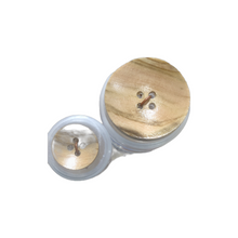 Load image into Gallery viewer, Italian Olive Wood Button, Concave