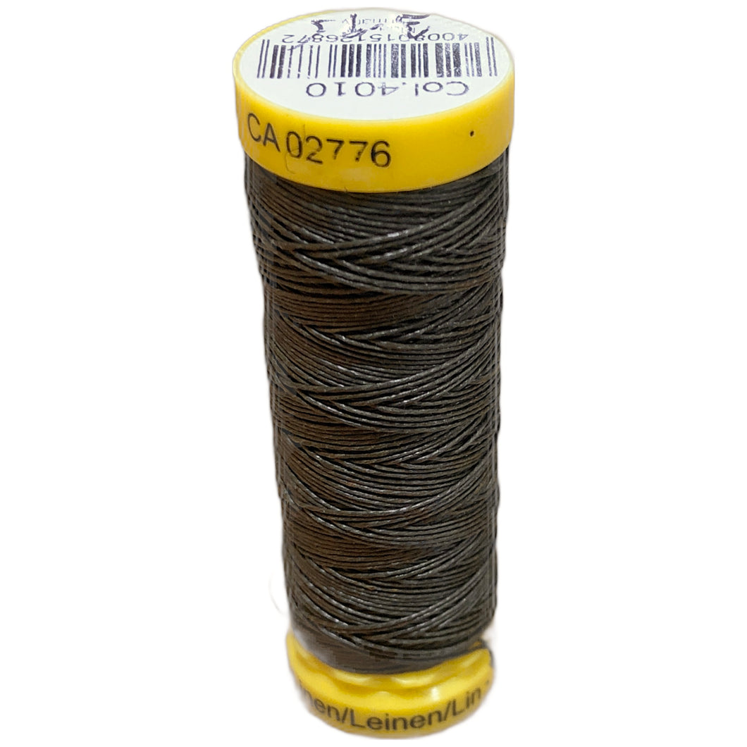 Gütermann Linen Thread - Colour 4010, Olive