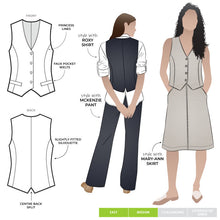 Load image into Gallery viewer, Style Arc Joy Woven Vest - sizes 4 to 16